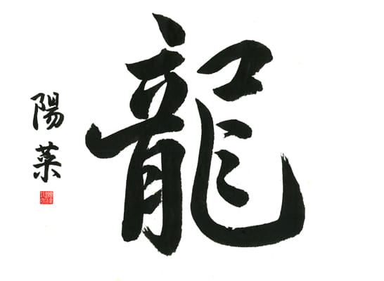 第70回全国書道コンクール受賞作品一字書の部一字賞学生中学 新潟県 刈谷　陽菜