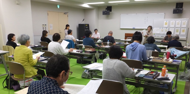 全日本書芸文化院主催東京書道講習会写真