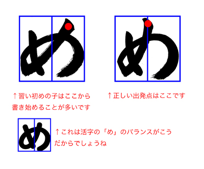 「あ」の書き方