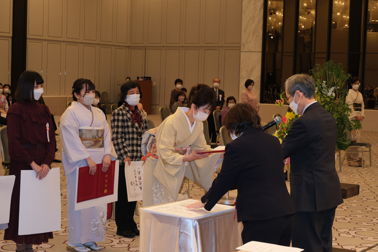 令和4年度 師範合格者・師範認証式典開催文化の日全日本書芸文化院東京マリオットホテル