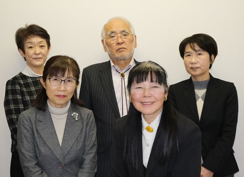 全書芸全日本書芸文化院2023年度編集委員金子閣亭・嶋口一葉・大野幸子・山口萱雨・鈴木幸風