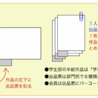 ようこそ全書芸一般部（漢字）～コンクールと全書芸展の出品方法土屋彩明（新潟県見附市）長谷川陽幸書道教室