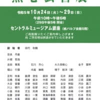 第70回記念無心会書展令和5年2023田代秋鶴目良丹崖全日本書芸文化院会員セントラルミュージアム銀座紙パルプ会館