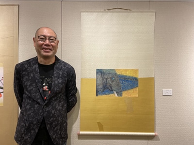 「第92回以白会表装展」～銀座・鳩居堂画廊～全書芸展表具屋加藤聴松堂の加藤清美・中島霽月堂の中島大輔