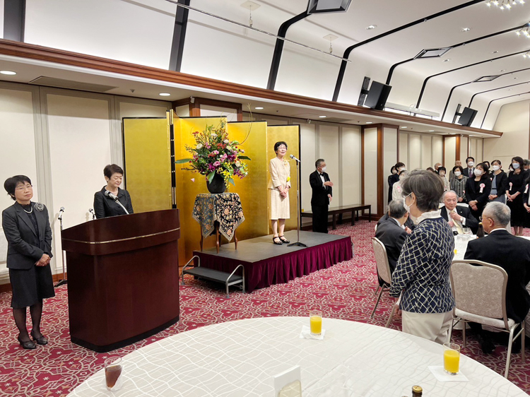 全日本書芸文化院令和5年度2023師範認証式如水会館全書芸祝宴小林幸子