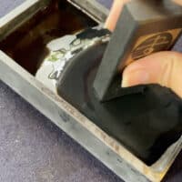 墨を磨る時に心がけていること牽洋増子総洋