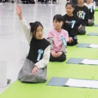 第76回全国書初作品大会選抜席書会令和7年2025年2月11日（祝）池袋サンシャインシティ全日本書芸文化院席上揮毫選抜席書揮毫全書芸ワークショップ「みんなで大きな虹を完成させよう」第3弾